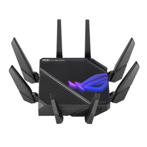 ASUS ROG - AXE16000 WiFi 6 Quad-Band Gigabit Wireless Gaming with AiMesh Support - Micro Center