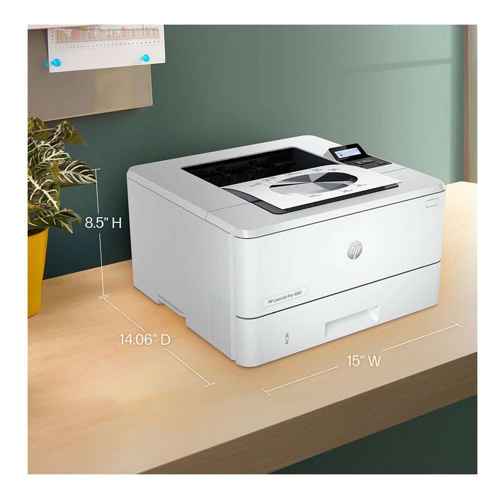 HP LaserJet Pro 4001n Printer Micro Center