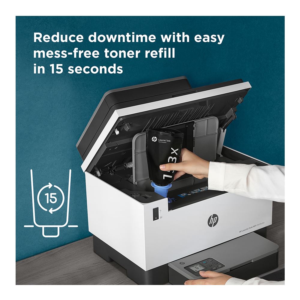 HP LaserJet Tank MFP 2604sdw; Wireless black and white printer