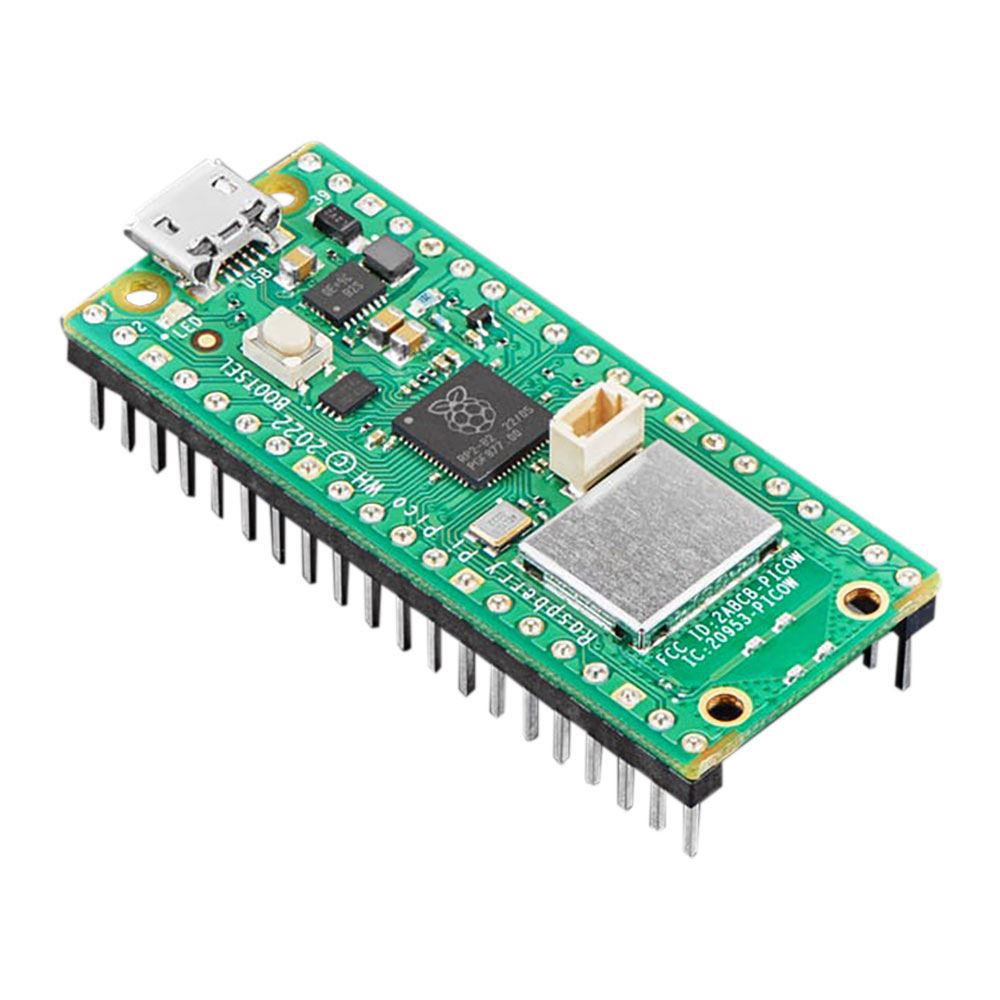 Raspberry Pi Pico Wh Pico Wireless With Headers Soldered Micro Center 5031