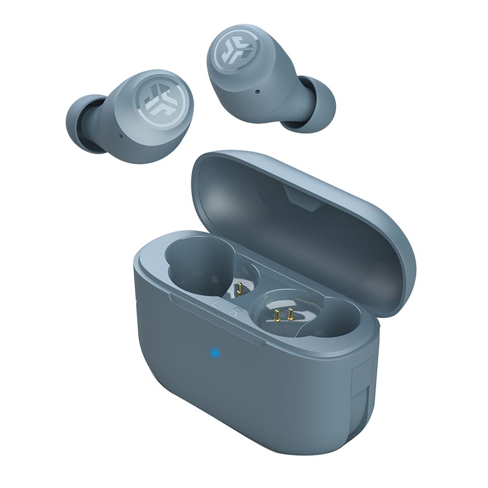 Jlab Go Air Pop True Wireless Bluetooth Earbuds Blue Micro Center 4351