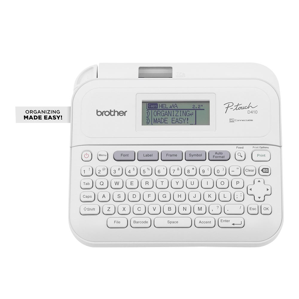 Brother Ptouch PTD410 Home / Office Advanced Label Maker Micro Center
