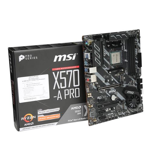 Amd - Ryzen™ 7 5700X - 4.6/3.4GHz + AMD MPG B550 GAMING PLUS - ATX - Kit  d'évolution - Rue du Commerce