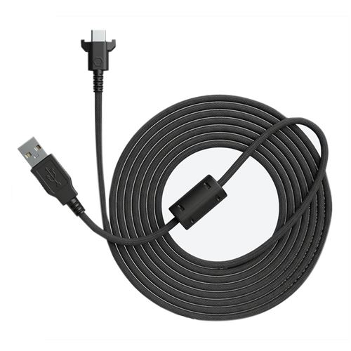 Inland Gaming Coiled Cable - White - Micro Center