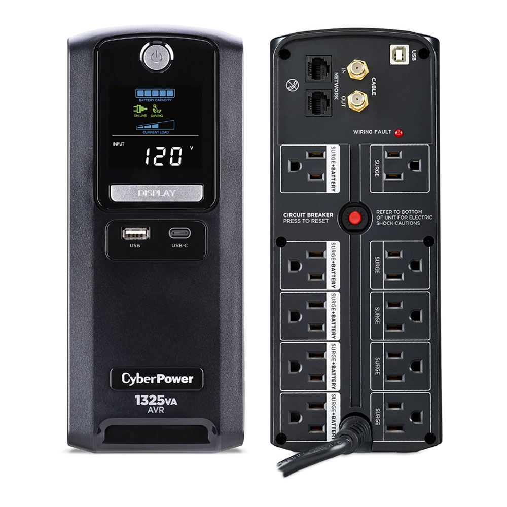 CyberPower Systems Battery Backup And Surge Protector UPS (LX1325GU3 ...