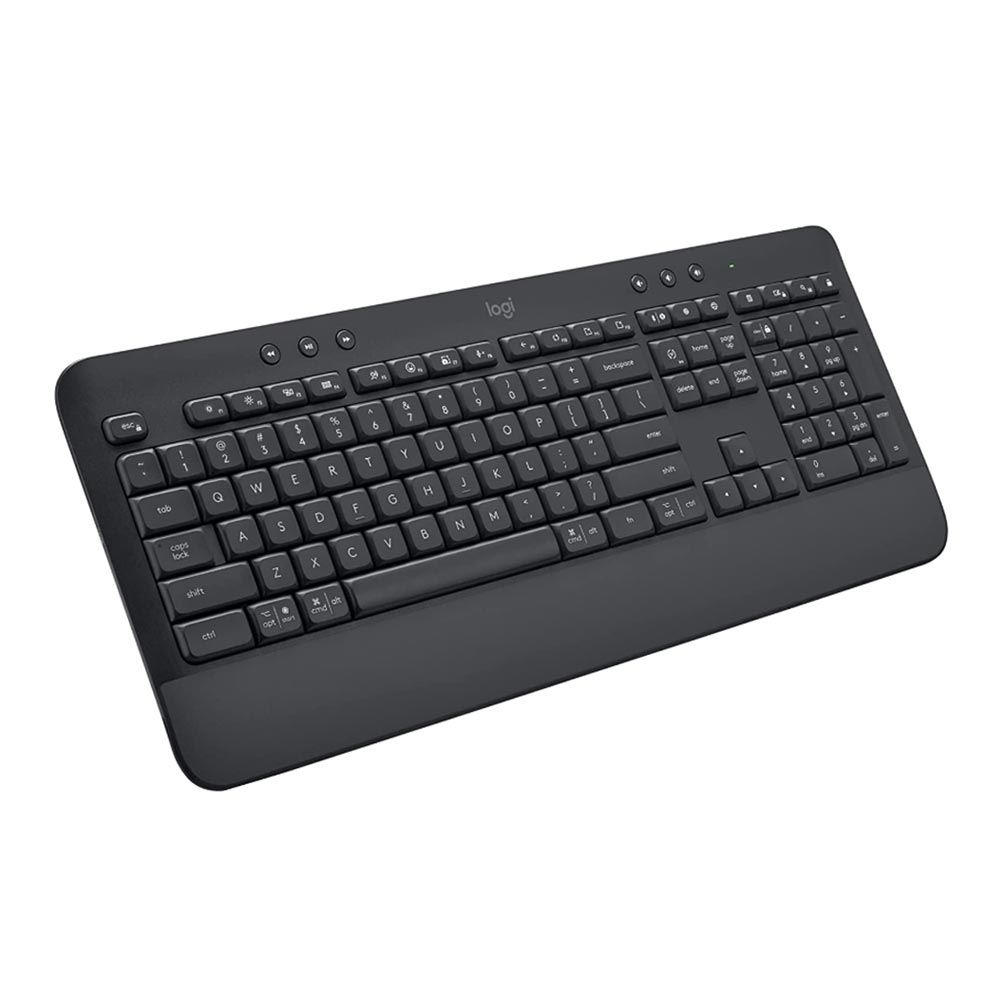 Logitech Signature K650 (Graphite) Wireless Keyboard Micro Center
