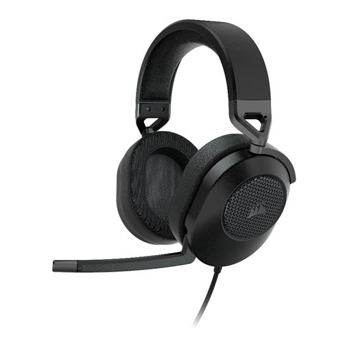 Corsair HS65 SURROUND Wired Gaming Headset - Carbon - Micro Center