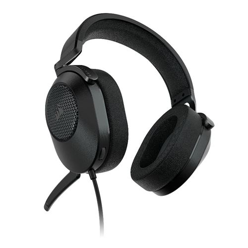 Corsair HS65 SURROUND Wired Gaming Headset - Carbon - Micro Center