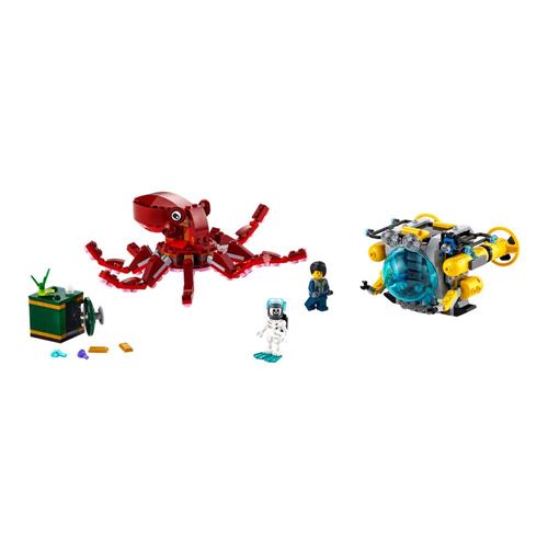 Lego Sunken Treasure Mission 31130 (522 Pieces); 3 giant sea animals in 1  set - Micro Center