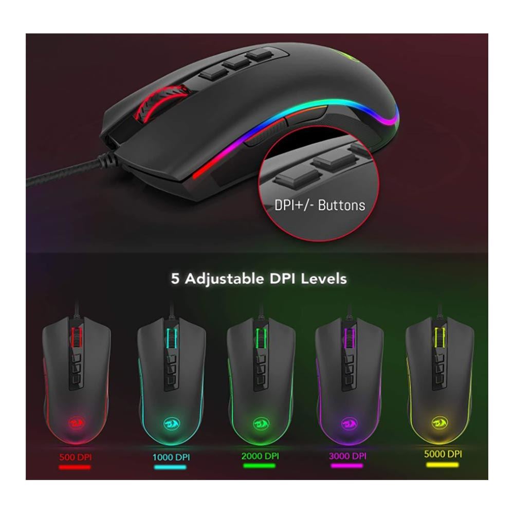 Redragon S131 Wired Gaming Mechanical Keyboard and RGB Mouse Combo ...