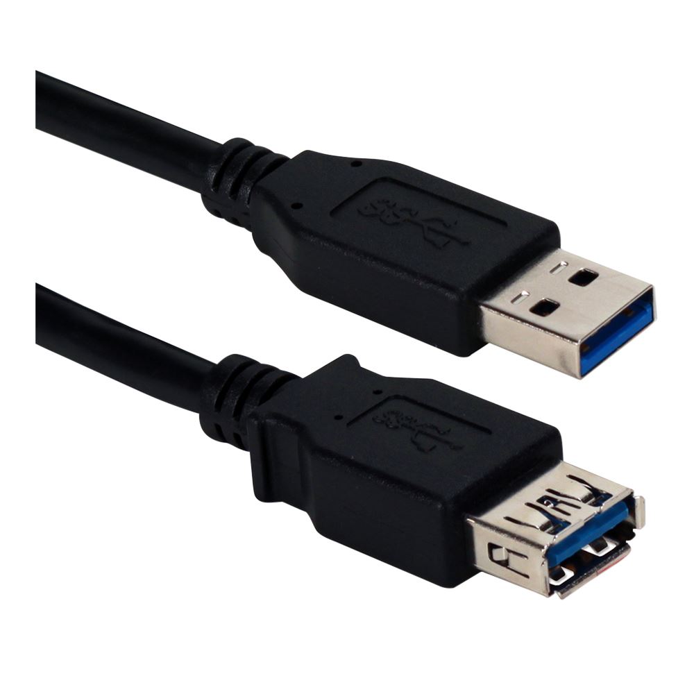 QVS USB Type-A 3.0 Extension Cable (10-Feet) - Micro Center