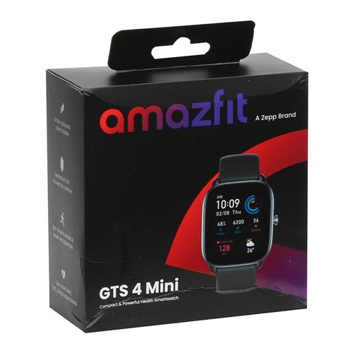Amazfit GTS 4 Mini Smart Watch - Black - Micro Center