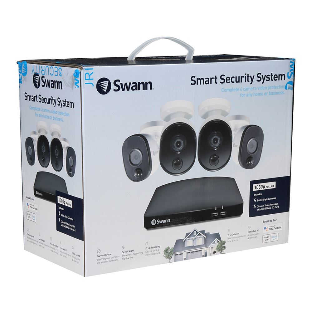 Swann Communications SWDVK-446854-US DVR Security Kit; 4-Channel; 4 ...