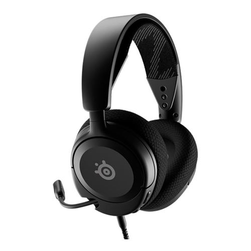  SteelSeries Arctis Nova 1 Multi-System Gaming Headset, Hi-Fi  Drivers, Spatial Audio, Comfort Design, Durable, Ultra Lightweight,  Noise-Cancelling Mic- Black (Renewed) : Video Games