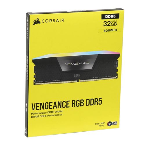 Corsair VENGEANCE RGB 32GB (2 x 16GB) DDR5-6000 PC5-48000