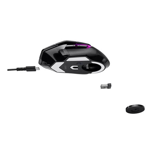 Logitech G502 X Plus Wireless Gaming Mouse (Black) with 4-Port USB 3.0 Hub  