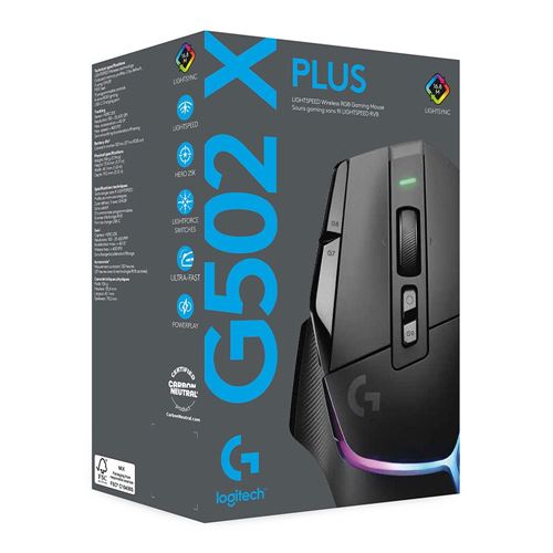  Logitech G502 X Plus Lightspeed Wireless Gaming Mouse