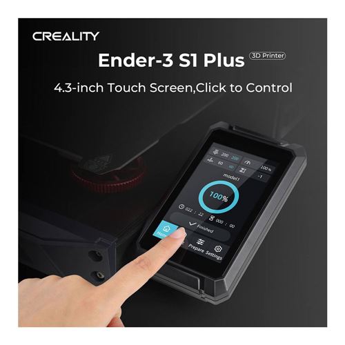 Creality Ender-3 S1 Plus 3D Printer; 4.3 Color LCD Screen; Automatic  Leveling; Magnetic Steel PEI Platform Bed: 300 x 300 x - Micro Center