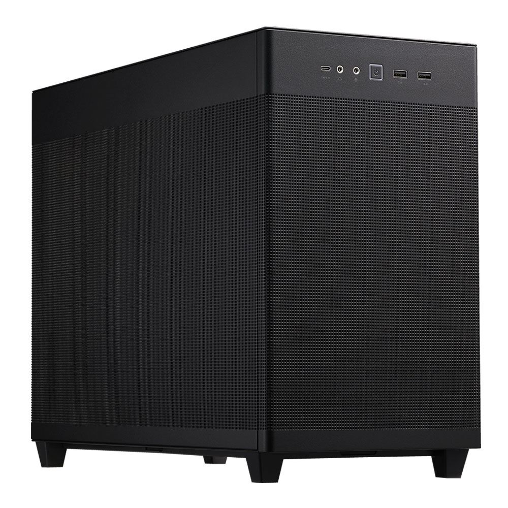 ASUS Prime AP201 microATX Mini Tower Computer Case Black Micro Center