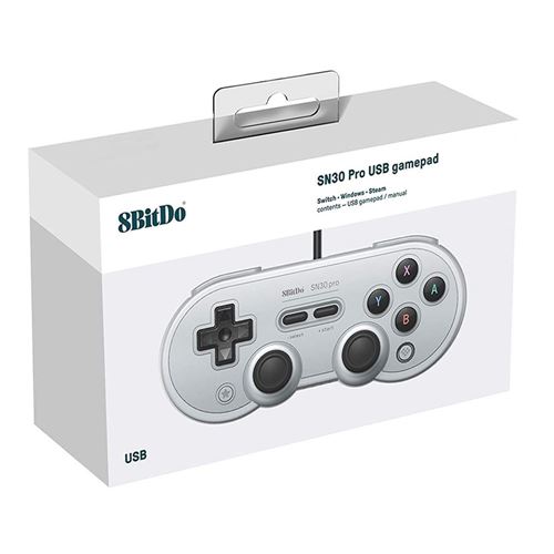 8Bitdo SN30 Pro USB Gamepad (Grey Edition) - Micro Center