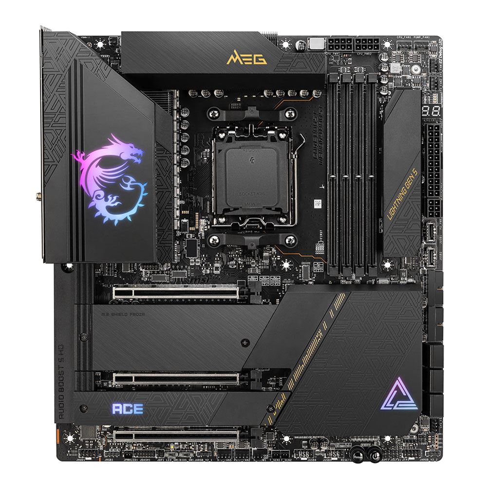 MSI X670E MEG ACE AMD AM5 eATX Motherboard - Micro Center