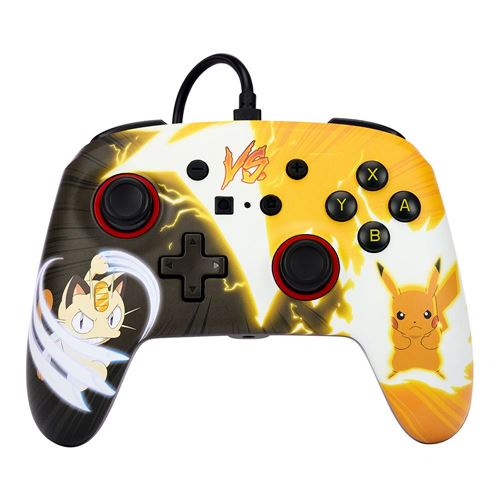 PowerA Enhanced Wireless Controller for Nintendo Switch Pokemon Pikachu  Retro