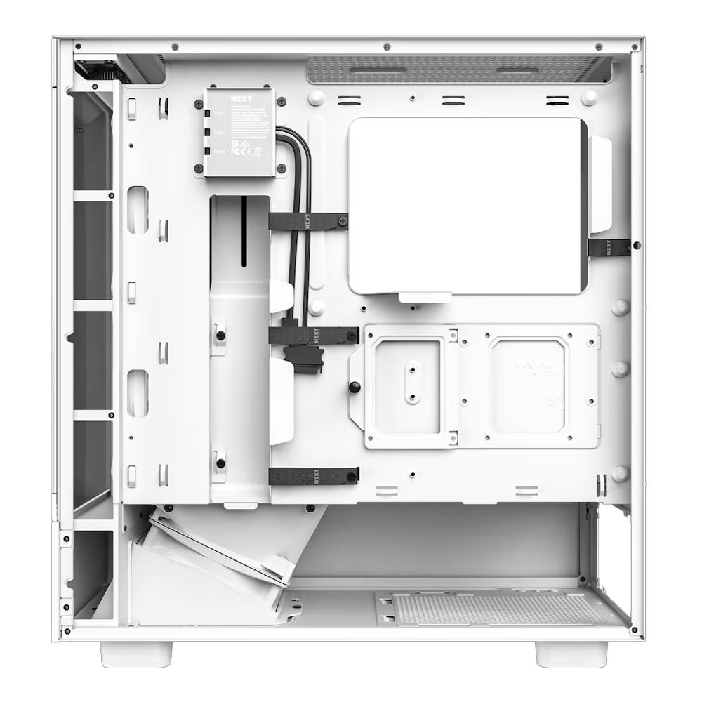 Nzxt H5 Elite Tempered Glass Atx Mid-tower Computer Case - White 