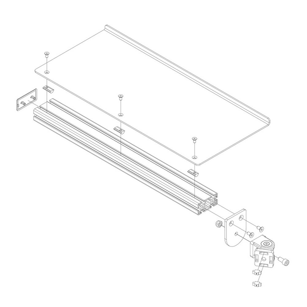 Sim Lab Keyboard Tray Micro Center