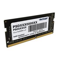 PATRIOT パトリオットメモリ ノートパソコン用メモリ SODIMM DDR4 2666MHz PC4-21300 8GB CL19 PSD48G266681S Amazon | Patriot Memory DDR4 2666MHz PC4-21300 8GB SODIMM