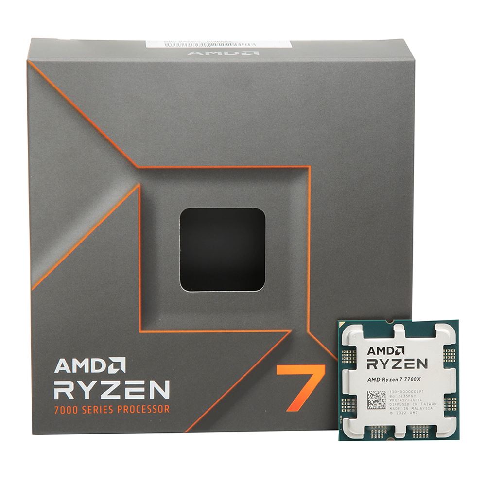 AMD Ryzen 7 7700X Raphael AM5 4.5GHz 8Core Boxed Processor Heatsink
