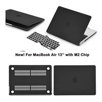 Techprotectus Hard Shell Case with Keyboard Cover for Apple MacBook Air  13.6 M2 2022 - Black