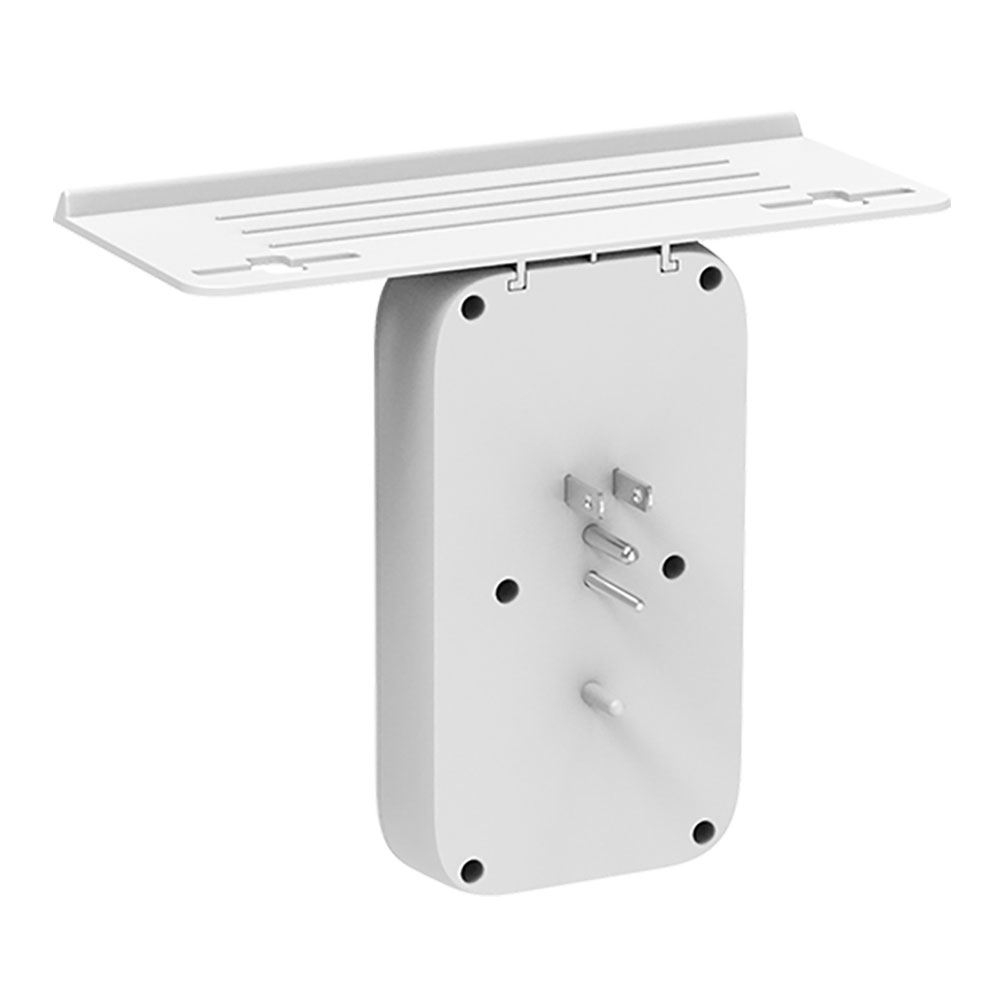 Inland Wall Charger Station Power Strip Shelf VPR 500 White; 6 Outlets; 1050 Joules Micro Center