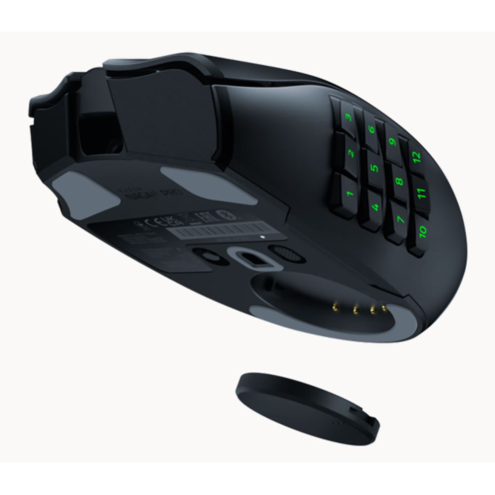 Razer Naga V2 Pro Wireless MMO Gaming Mouse - Black - Micro Center