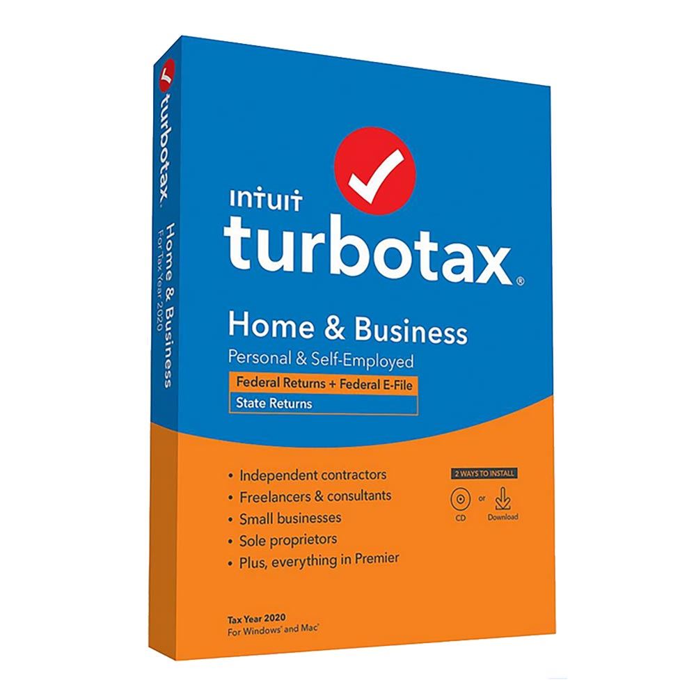 Intuit TurboTax Home & Business 2022 Micro Center