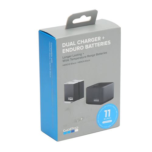 GoPro Dual Battery Charger Batteries (HERO10 Black/HERO9 Black) - Micro  Center