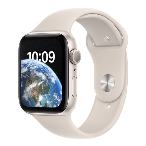 Apple Watch SE GPS 44mm Aluminum Case with Sport Band - Starlight 