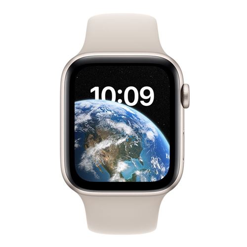 Apple Watch SE GPS 44mm Aluminum Case with Sport Band - Starlight 