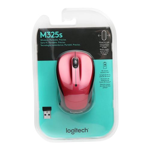 Logitech M325S Wireless Optical Mouse - Black
