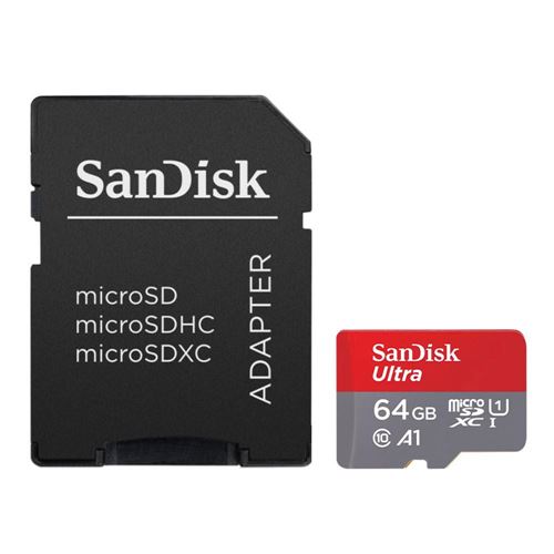 Buy SanDisk Micro SDXC USH-I 64GB Class 10 Memory Card Online