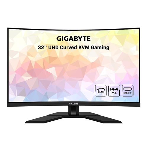 Gigabyte M32UC-SA 32 4K UHD (3840 x 2160) 144Hz Gaming Monitor; FreeSync;  HDR; HDMI DisplayPort; Blue Light Filter; - Micro Center
