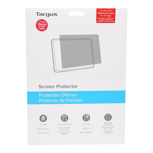 Targus Tempered Glass Screen Protector for iPad Air (10.9-inch) 5th Gen.,  4th Gen., iPad Pro (11-inch) 3rd Gen, 2nd Gen., & - Micro Center