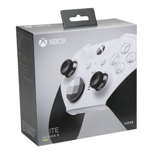 Microsoft Elite Series 2 Core Wireless Controller for Xbox Series X, Xbox  Series S, Xbox One, and Windows PCs White 4IK-00001 - Best Buy