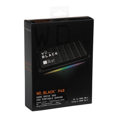 WD BLACK P40 Game Drive 2TB Portable Solid State Drive - Micro Center