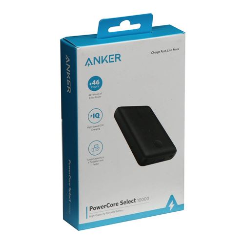 Batterie externe Anker PowerCore Select 10000 - Banque d'
