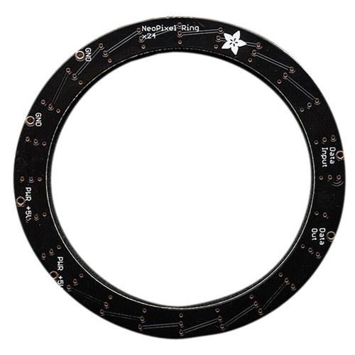 Adafruit Industries NeoPixel Ring - 24 x 5050 RGB LED - Micro Center