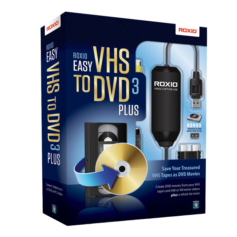 Roxio Easy VHS to DVD 3 Plus (PC) Micro Center