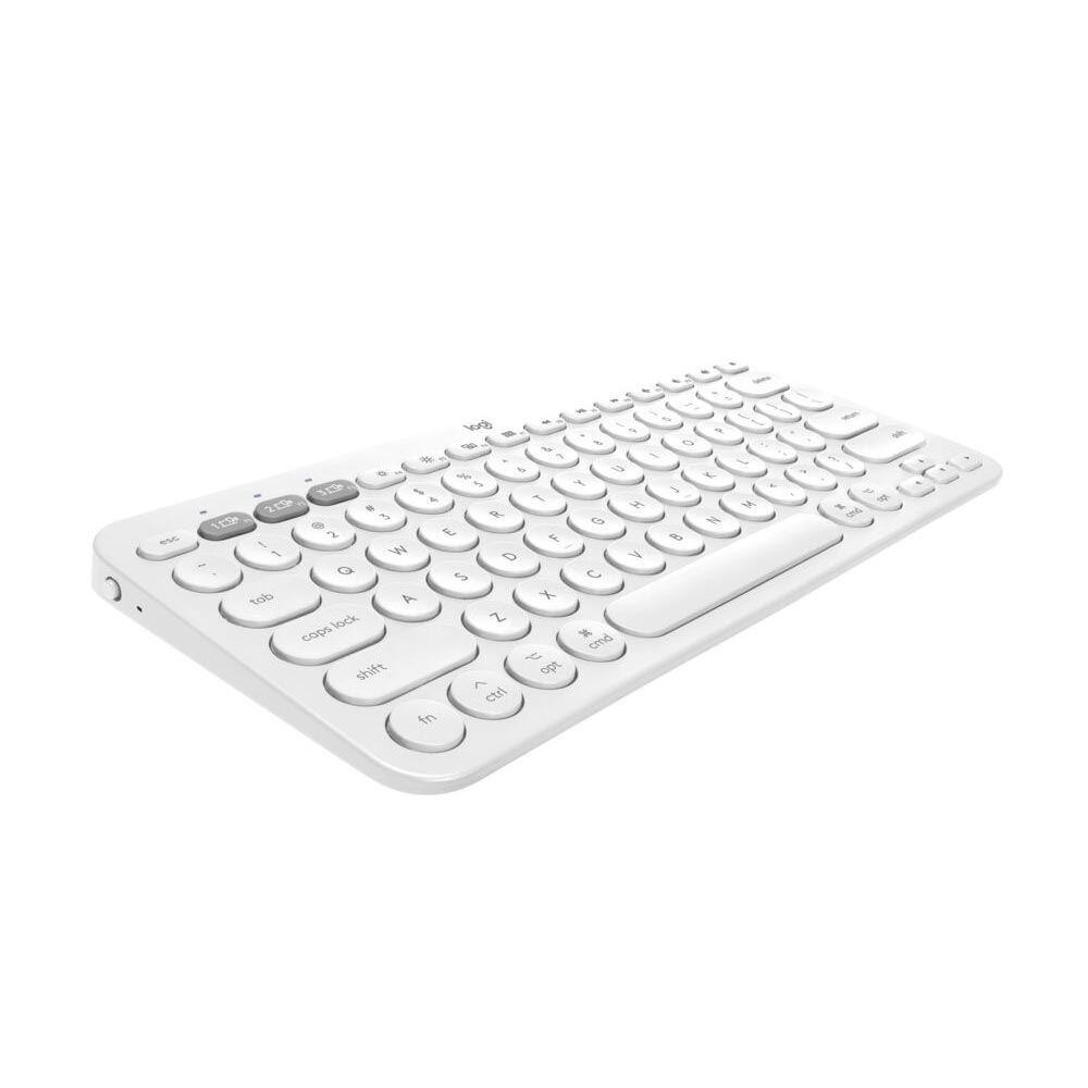 Logitech K380 MultiDevice Bluetooth Keyboard for MAC OffWhite