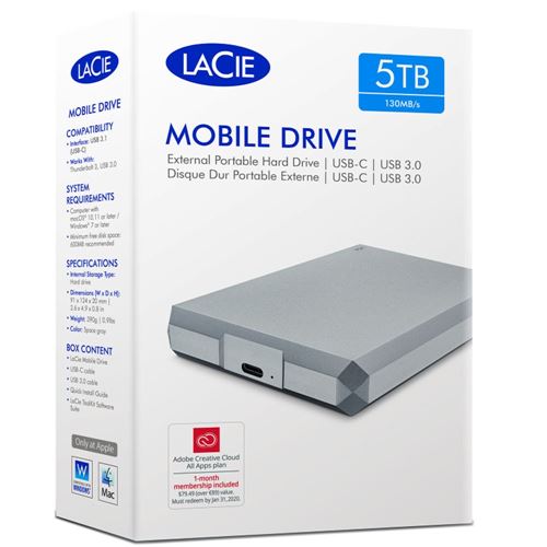 foragte Derfor Åbent Seagate Mobile Drive 5TB USB-C Portable External Hard Drive - Micro Center