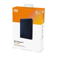 WD 5TB My Passport for Mac USB 3.2 Gen 2 (Type-A) External Hard