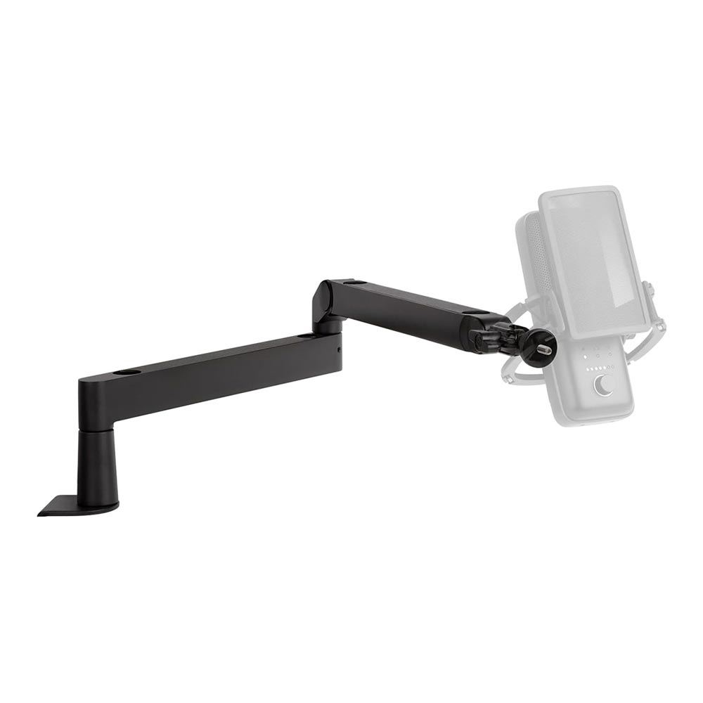 Elgato Wave Mic Arm LP Premium Low Profile Black; Cable Management Channels; Desk Clamp